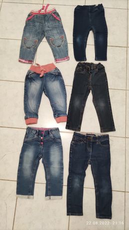 Джинсовий одяг (джинси, плаття) для дівчинки