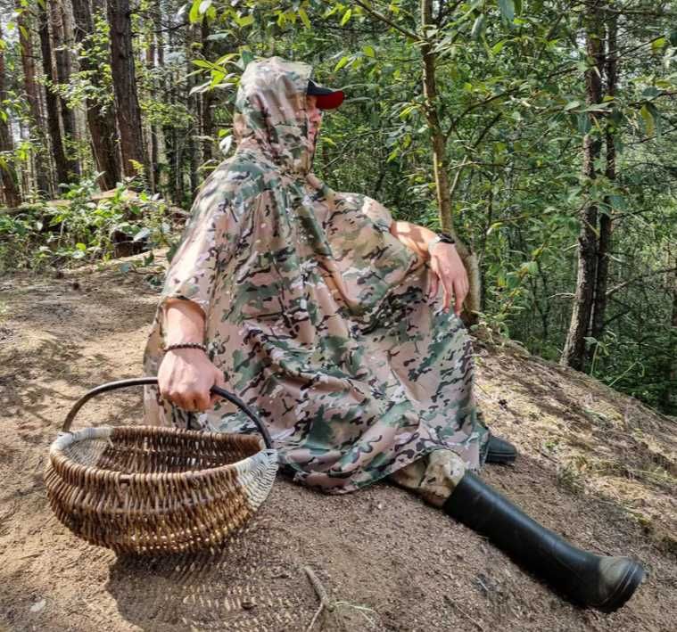 Мультикам, дощовик з люверсами, намет