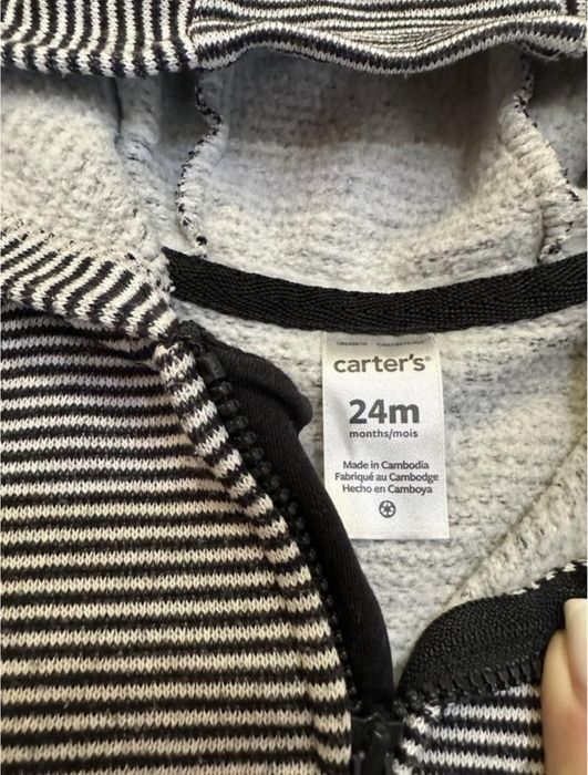 Чоловічок ромпер carter's на флісі 24 м