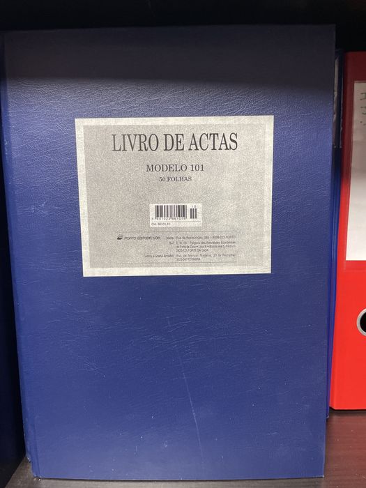 3 x Livro de Atas – Modelo 101