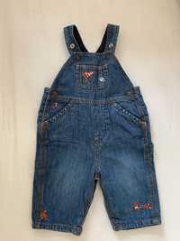 Ogrodniczki spodenki jeans baby Gap