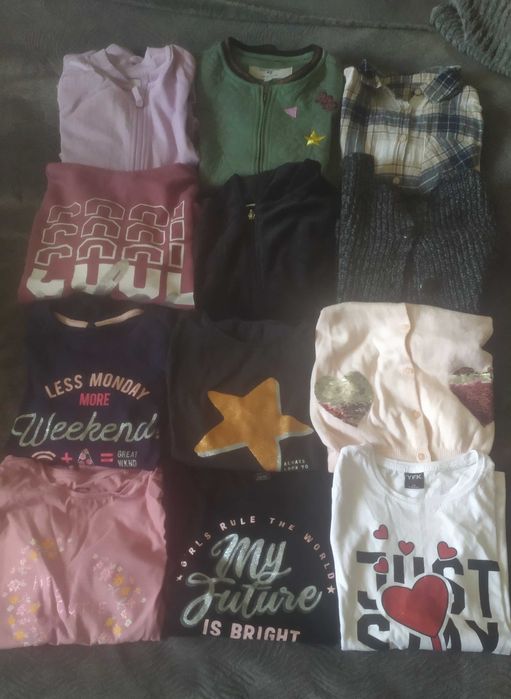 Mega paka dla dziewczynki rozmiar 134/140