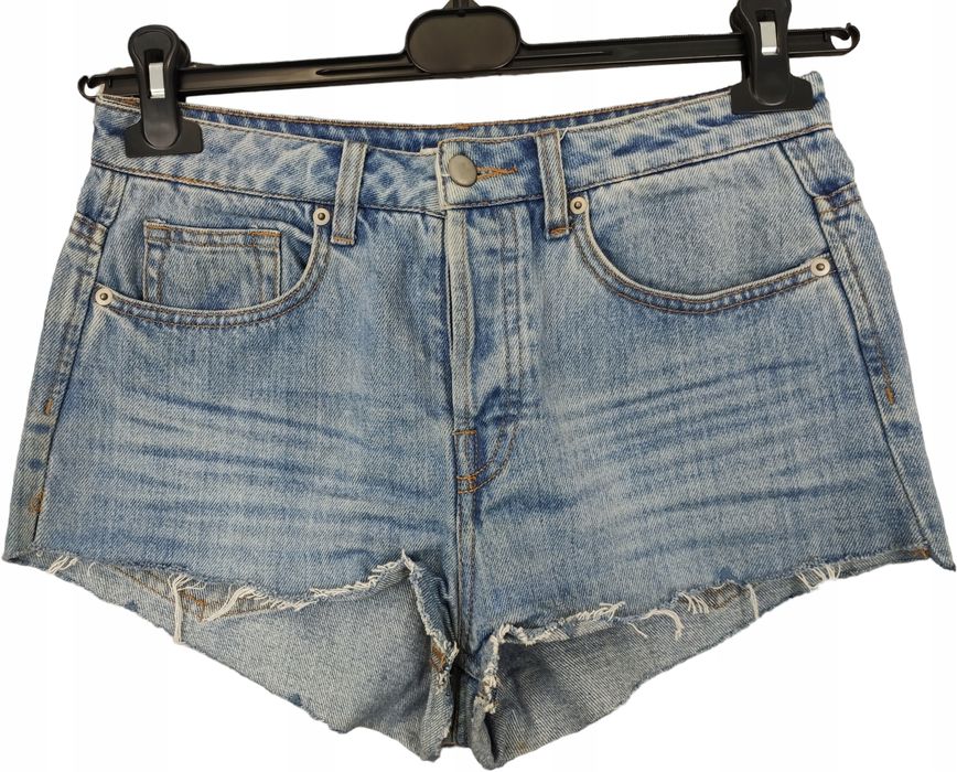 H&m jeansowe spodenki niebieskie na lato rozm 36