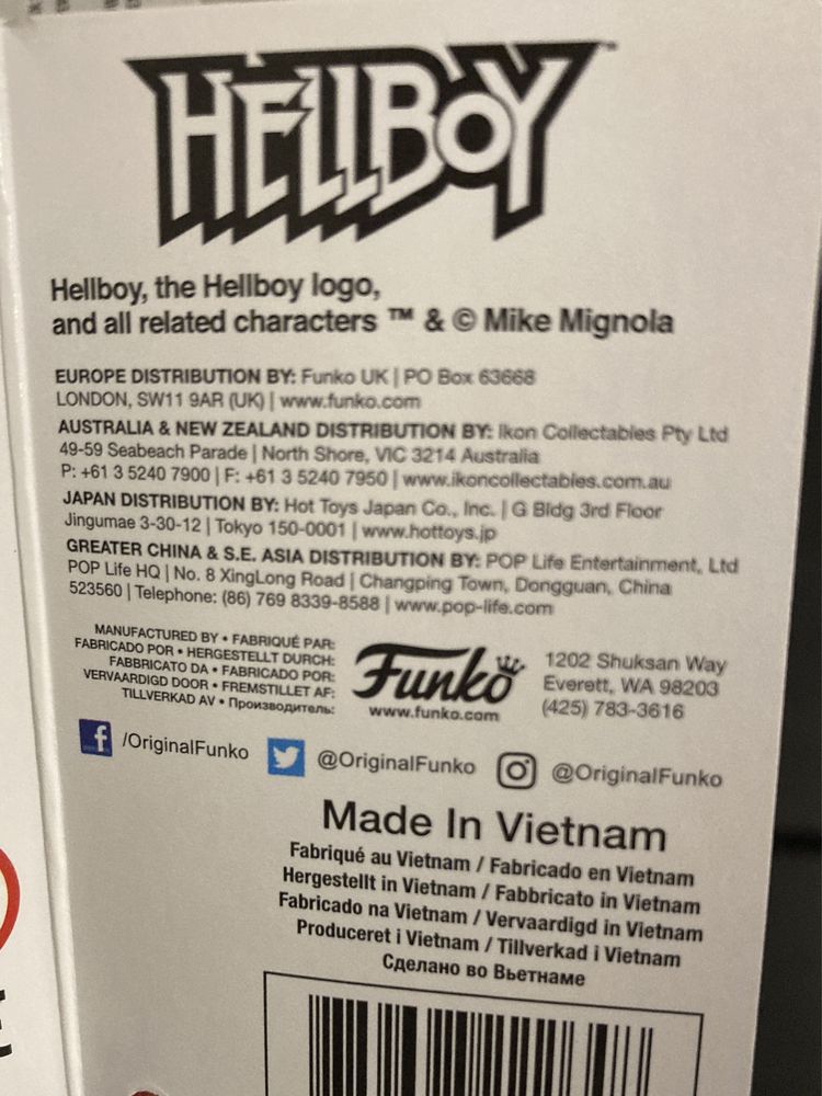 Hellboy peluche Funko Heroes Plushies novo