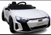AUDI E-Tron GT Biały Auto na akumulator pilot