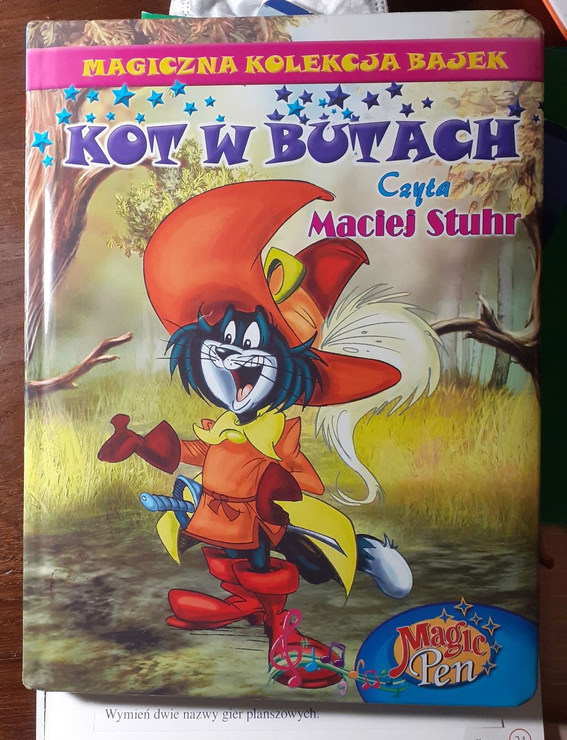 Książka dla dzieci Kot w Butach czyta Maciej Stuhr
