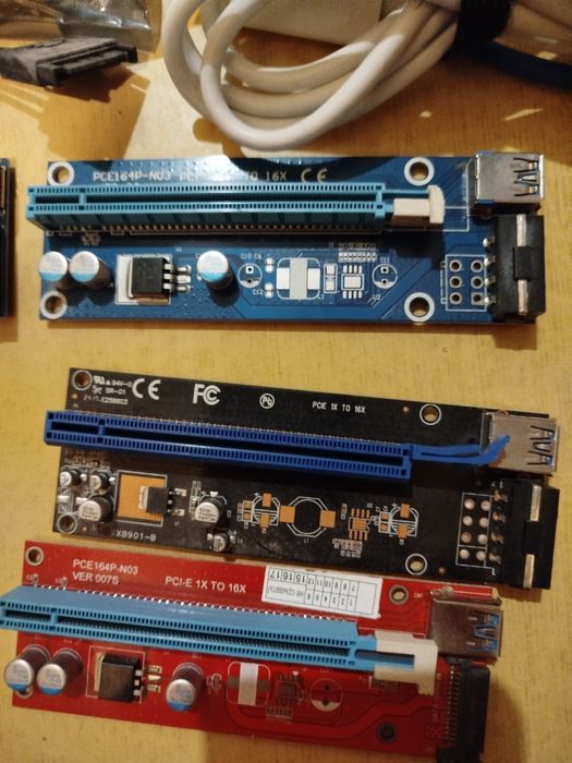 Райзер для відеокарти Riser PCI-Ex x1 to x16