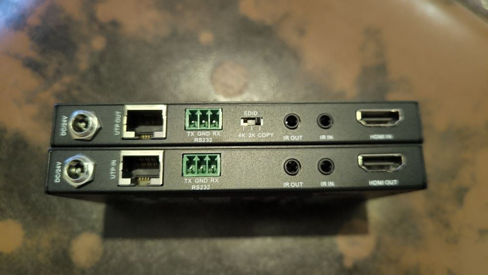 Extensor de HDMI por rede 4K de 60 Hz novo na caixa