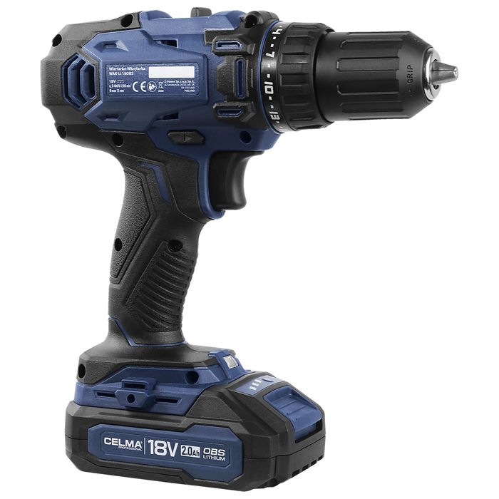 Wiertarko-Wkrętarka Celma Professional WAK-Li 18OBS 2X 18V 2Ah