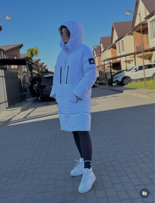 Жіноча парка, пальто, куртка пуховик зимова adidas Myshelter down