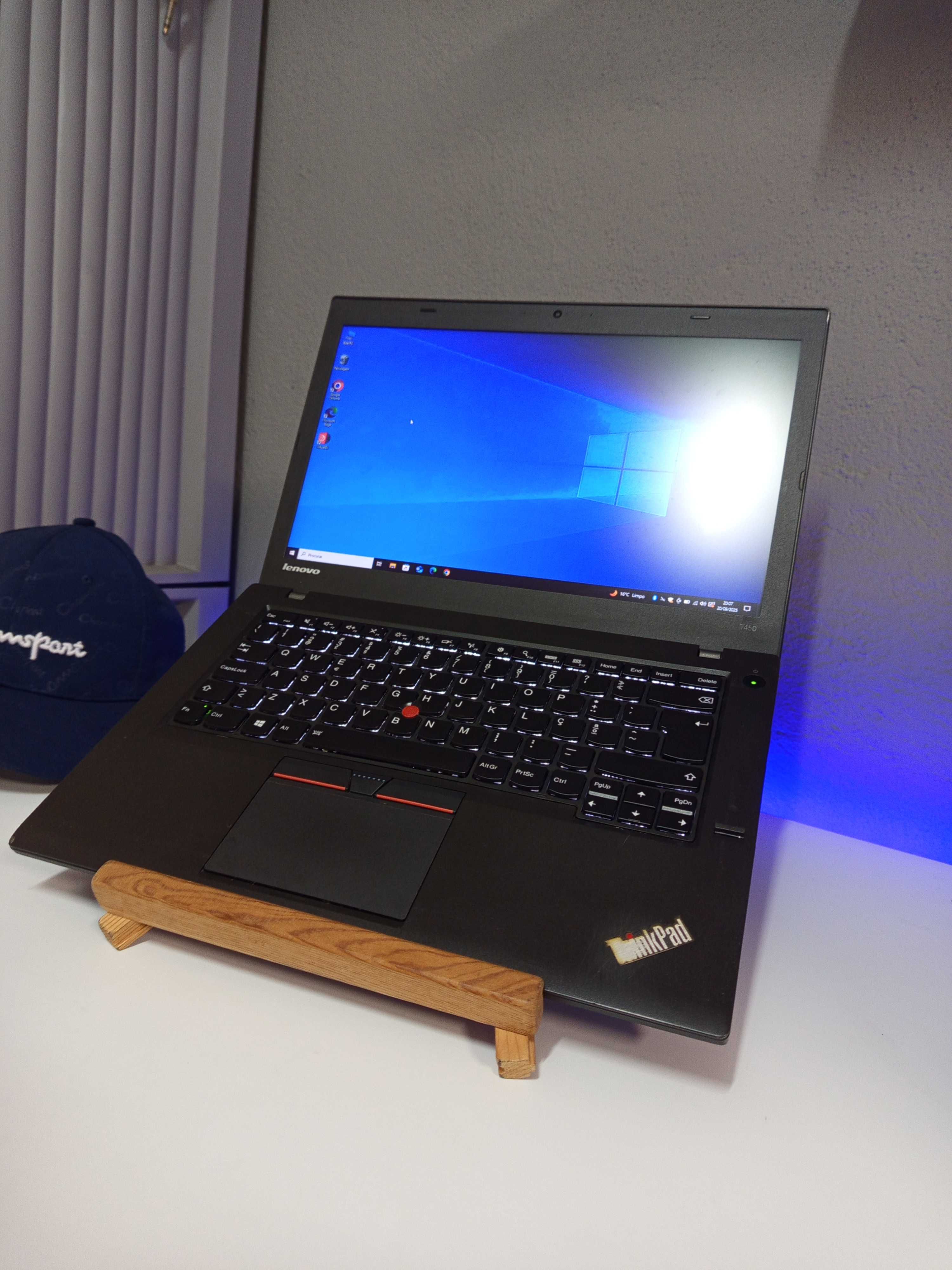 Lenovo T450 CORE i5 Ram 8GB SSD 250GB/a 100%