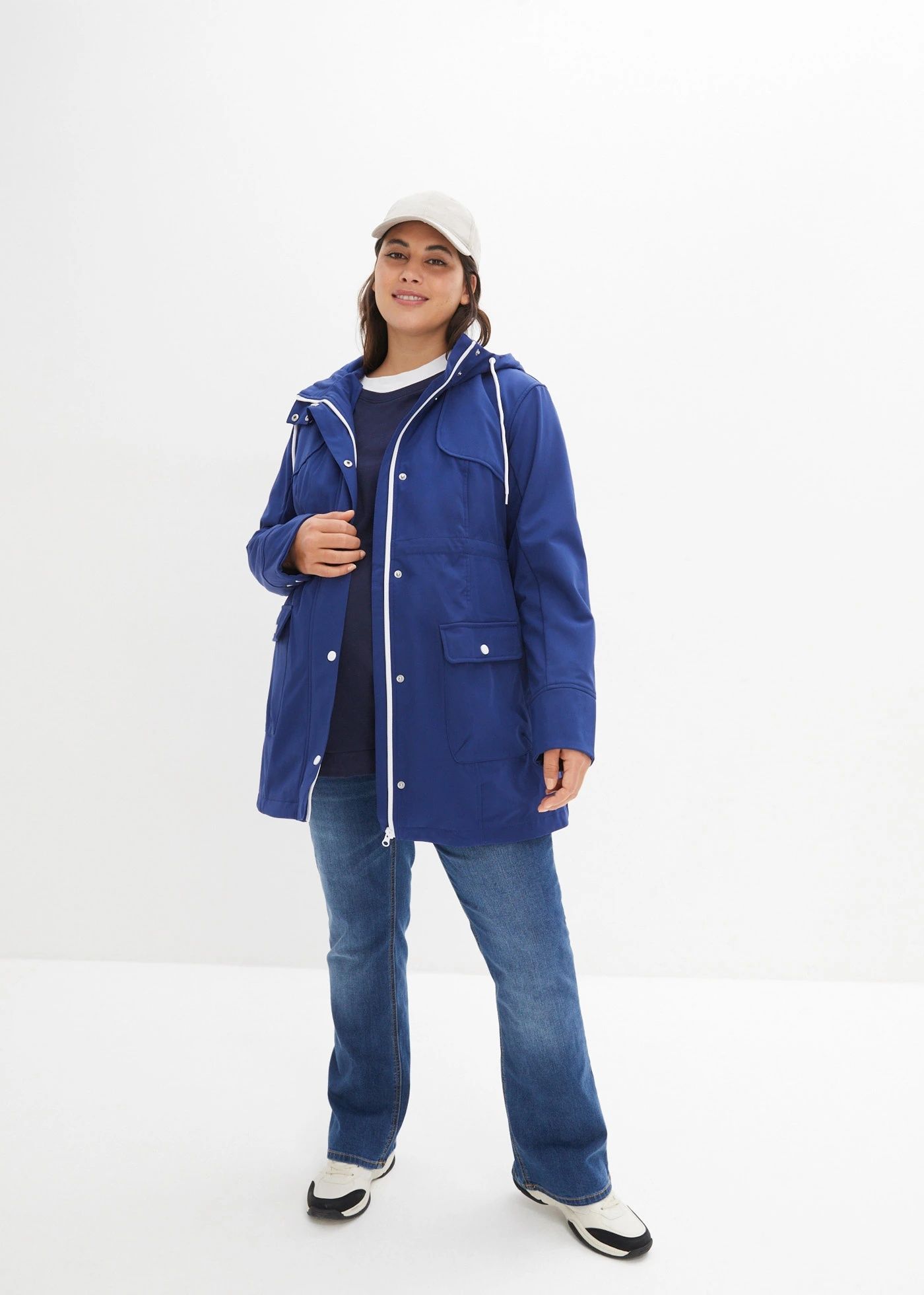 Kurtka softshell ciążowa z wstawką na nosidełko niemowlęce