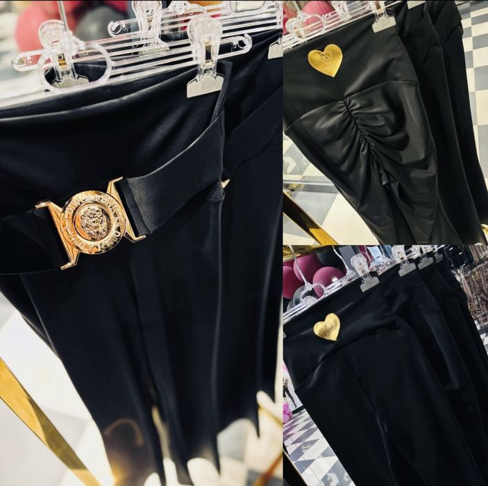 Leginsy La Diva złota klamra cudowne