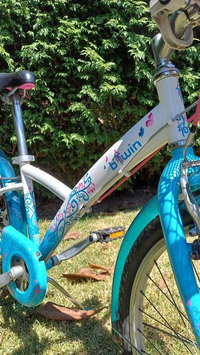 Vendo bicicleta infantil Btwin usada, roda 24