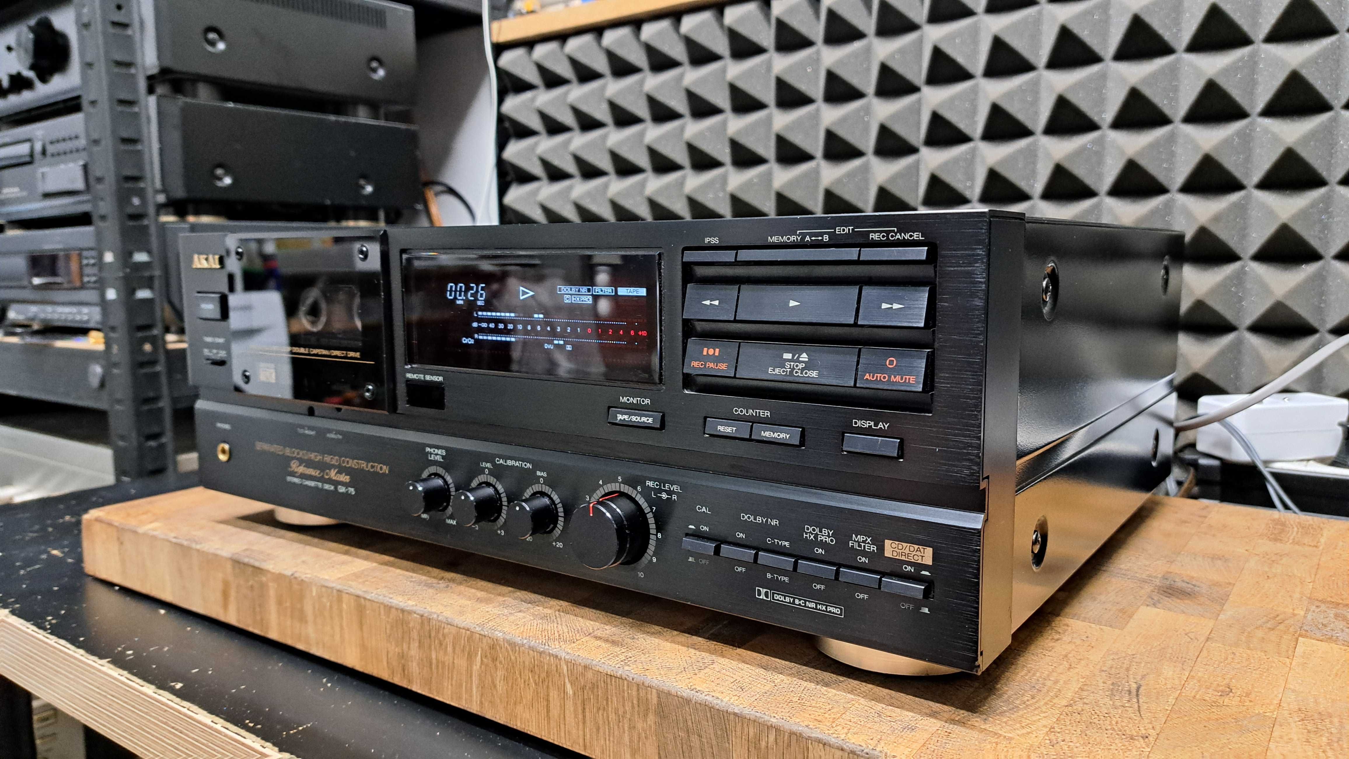 Deck Akai GX-75. 3HEAD po serwisie