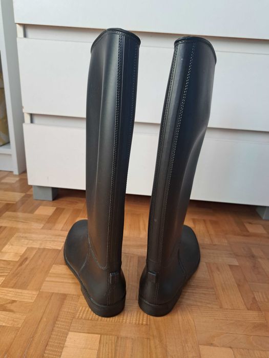 nowe, czarne, eleganckie, damskie gumiaki / kalosze  , rozmiar 39