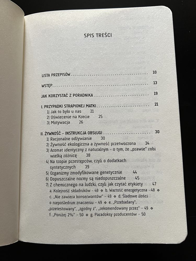 Książka poradnik Zamień chemię na jedzenie Julita Bator