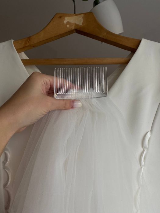 Весільна сукня 46 розмір з фатою