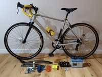 Zadbany rower szosa-gravel Triban RC 100 +Shimano PD-T421 +Fizik!