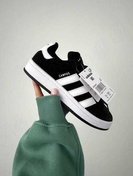 Кроссовки Adidas Campus 00s Black White 36-45 адидас кампус Sale