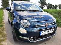 Fiat 500 2018 ZAREJESTROWANY klimatronic wirtualne zegary duża nawigacja