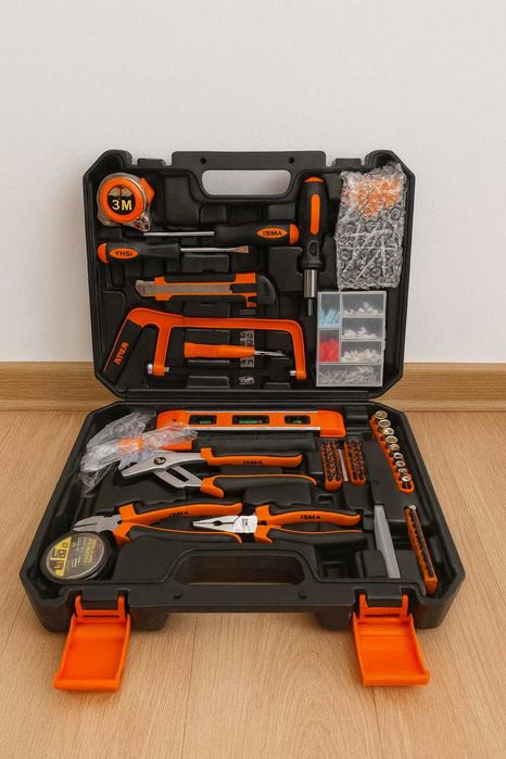 ZESTAW NARZĘDZI 180 ELEMENTÓW - zestaw walizka narzędziowa bity