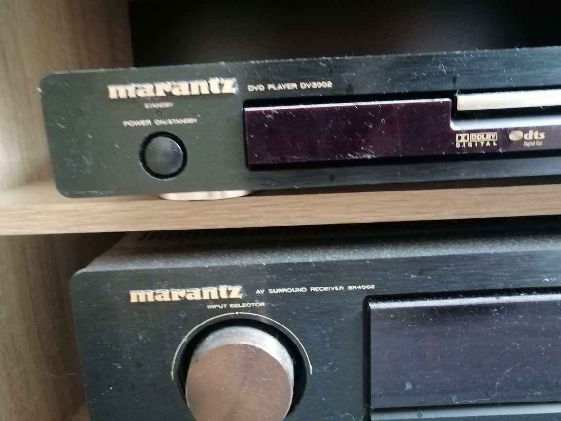 Marantz wieża amplituner SR4002 DV3002 + DVD CD l