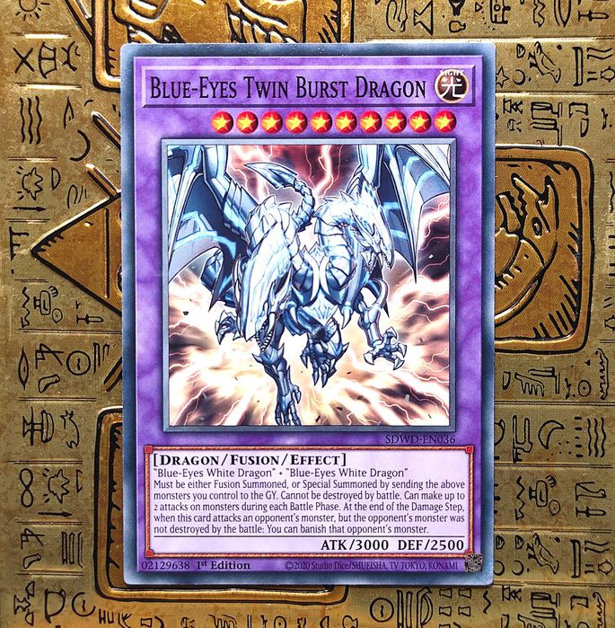 Blue-Eyes Twin Burst Dragon Yugioh