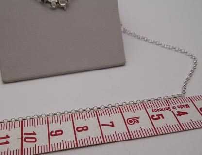Srebrny łańcuszek okrągłe ogniwa 46 cm. 1,8 mm.