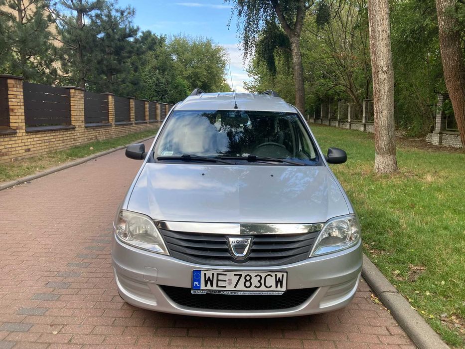 Dacia Logan MCV 2012 r., benzyna + gaz, nowy komplet opon, faktura VAT