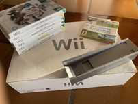 Wii completa + todos ps acessórios + 7 jogos