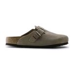 Сабо Birkenstock Boston Soft Footbed Suede Leather Taupe