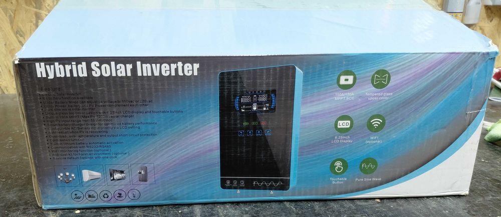 гібрідний соняцний інвертор 6,5 кВт