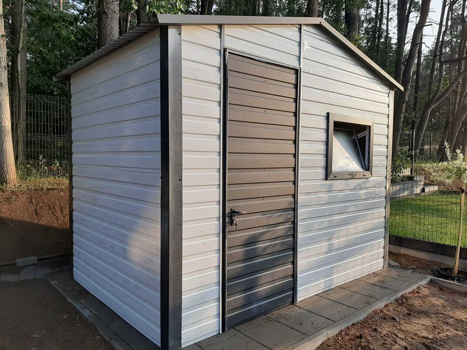 Garaż Blaszany - Schowek Narzędziowy / Magazyn Gospodarczy - Maj-Blach