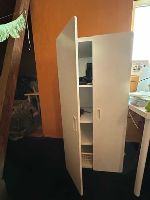 Roupeiro criança branco SMASTAD da IKEA