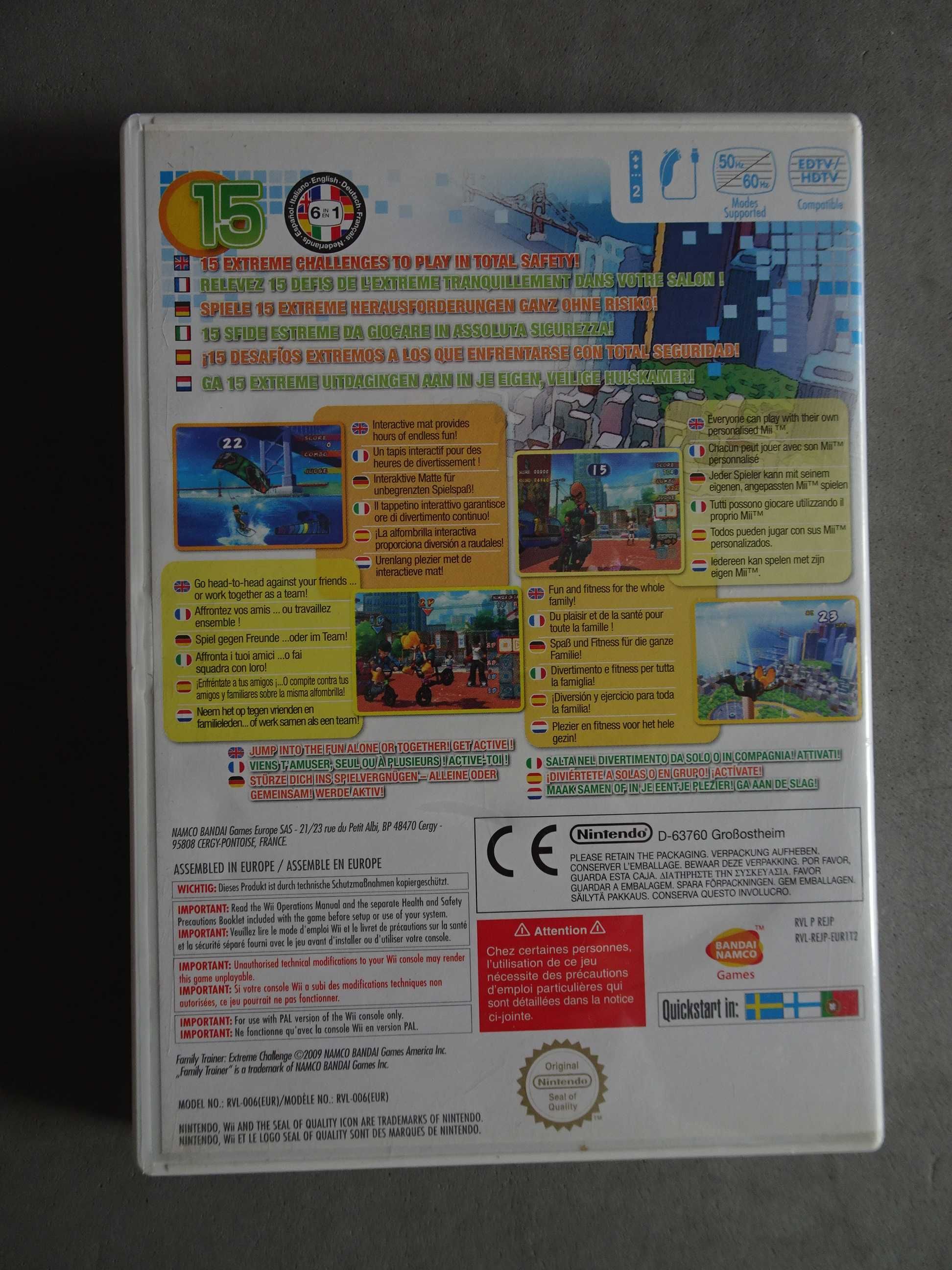 Jogo WII - Family Trainer Extreme Challenge