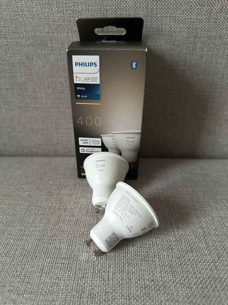 Philips hue 400 White - dwie żarówki gu10
