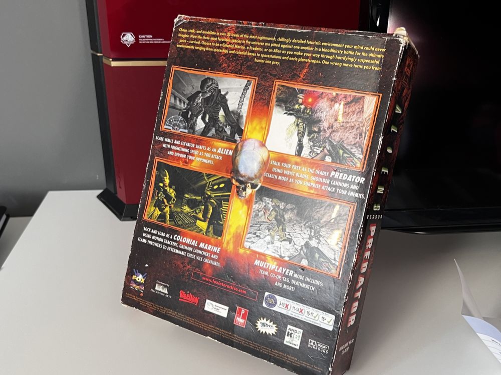 Alien Versus Predator PC Big Box 1999 Kolekcjonerski Retro
