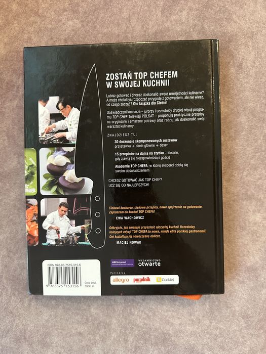 Książka „ Gotuj jak TOP CHEF” nowa