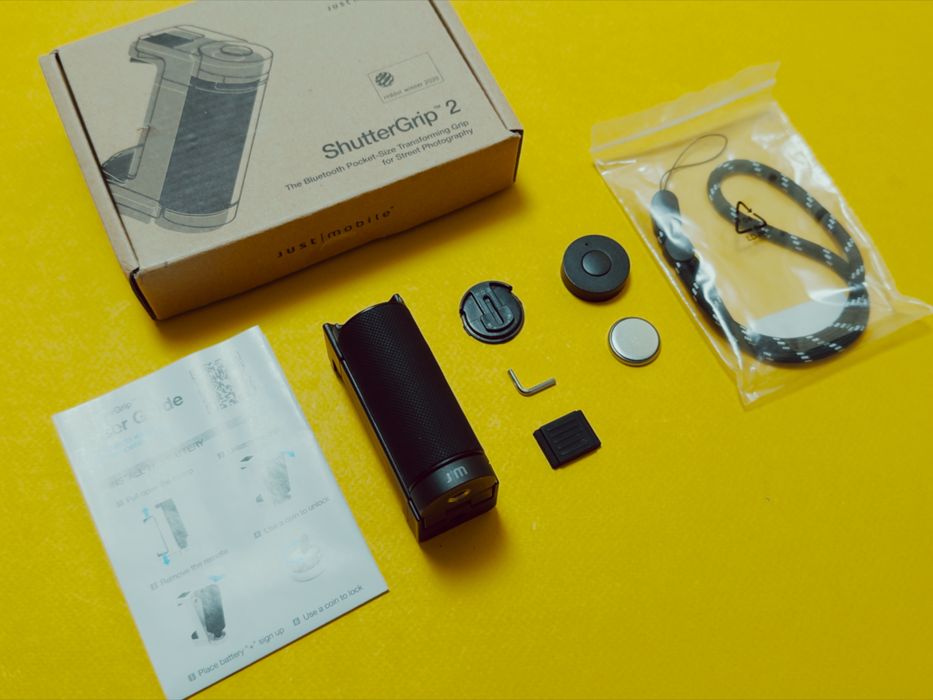 Shutter Grip2 (JustMobile) для iPhone, Samsung, Pixel мобільний тримач