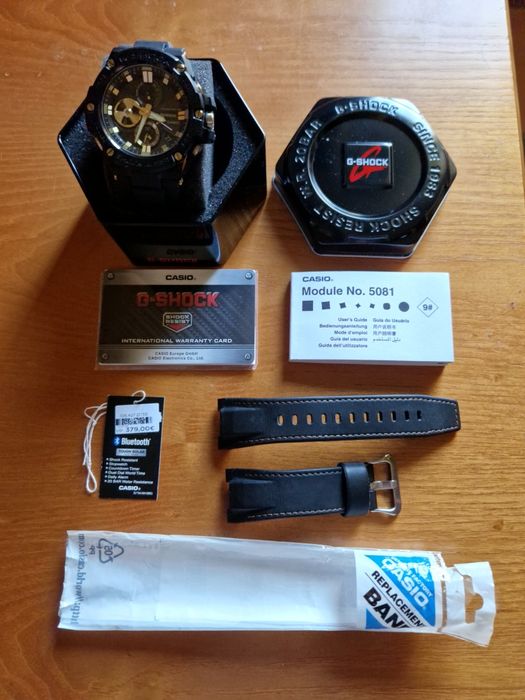 G-Shock Casio semi novo Mod. GST-B100GC-1AER  factura