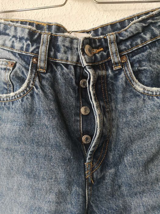 Mom jeans Zara, tamanho 34, como novas