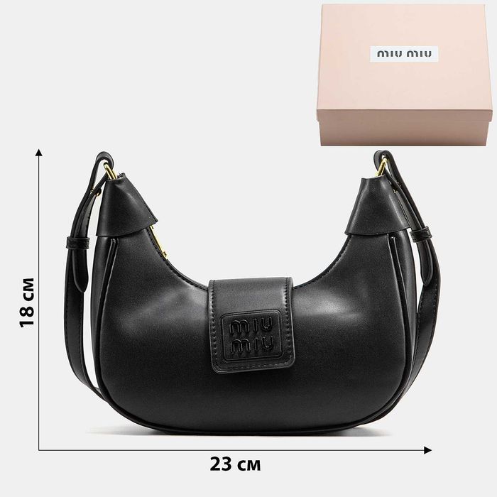 Сумка Miu Miu Hobo Bag Black LUXE