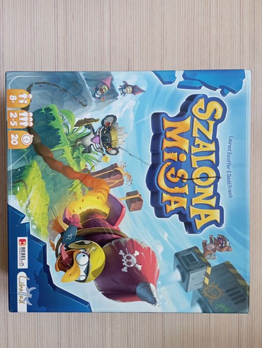 Szalona misja gra planszowa rebel