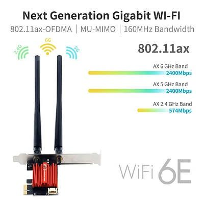 Мережева WIFI і Bluetooth-карта адаптер Intel Wi-Fi 6E AX210