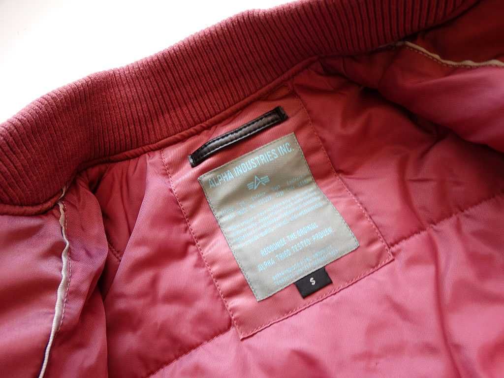 Alpha Industries Kurtka Bomber Jacket Bomberka Flyers Damska S