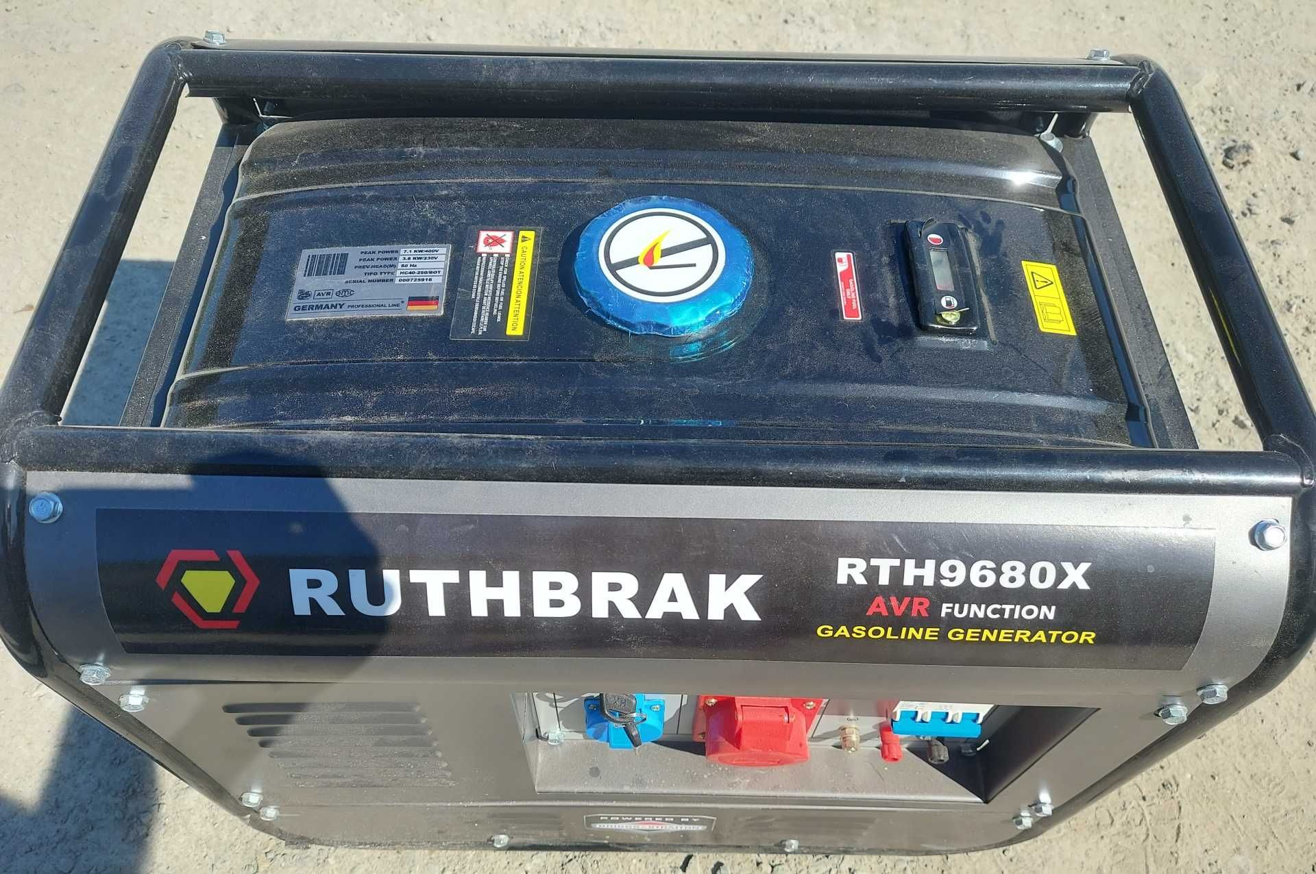 Agregat prądotwórczy Ruthbrak RTH9680X