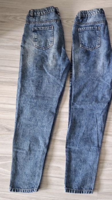 Spodnie jeansy Destination r 158, 164 + bluzy HM
