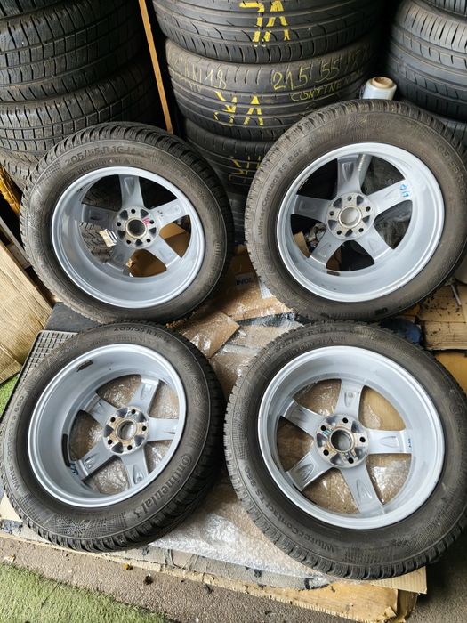 Диски VW Golf Jetta Caddy Skoda Octavia R16(5*112)+205/55/16 шини зима