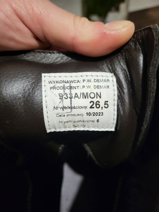 Trzewiki zimowe wzór 933A/MON brązowe rozmiar 26.5